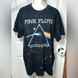 (READ) Pink Floyd Graphic Tee Band T Shirt Top Black Unisex Women’s L (Men’s M)